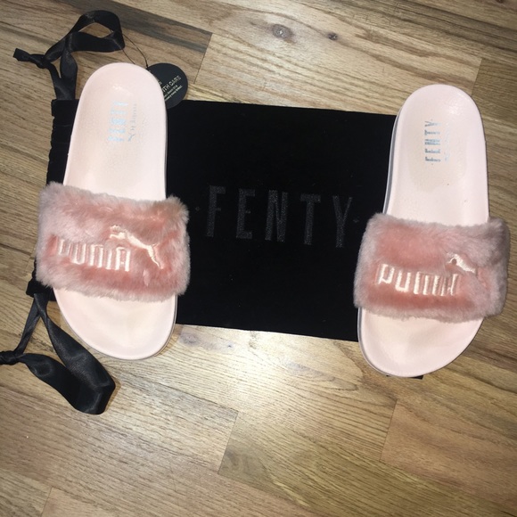 fuzzy slides fenty